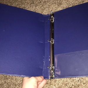 2 binders, one of each